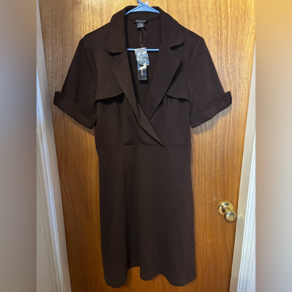 Spence Elegant Brown Women's Dress